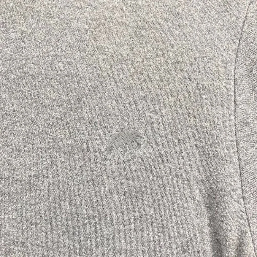 Banana Republic Mens 1/4 Sweatshirt Size Medium Gray Long Sleeve Mock Neck‎